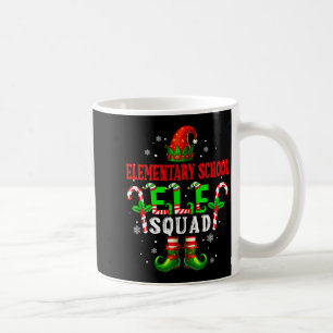 Caneca De Café Esquadrão de Elfos da Escola Primária Xmas Chapéu