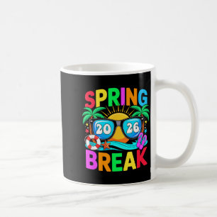 Caneca De Café Esquadrão de Férias de Família na Primavera Estéti