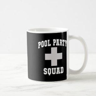 Caneca De Café Esquadrão de festa na piscina pai cruzeiro natação