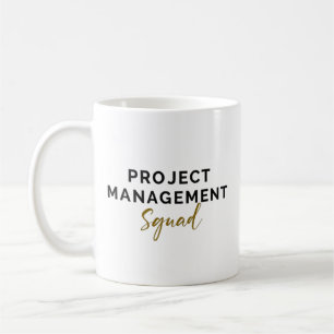 Caneca De Café Esquadrão de Gerenciamento de Projetos – Limpo