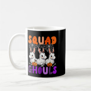Caneca De Café Esquadrão de halloween de ghouls três mulas fofas