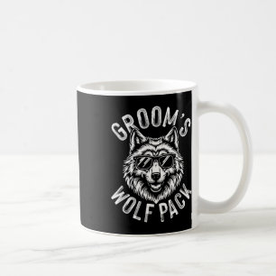 Caneca De Café Esquadrão de Lobos do Noivo Despedida de Solteiro