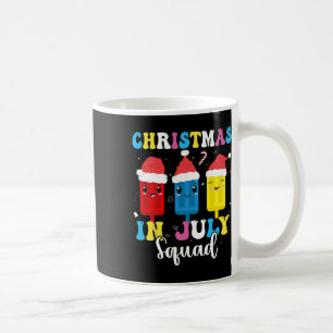 Caneca De Café Esquadrão de Natal em Julho Festa de Verão Engraça