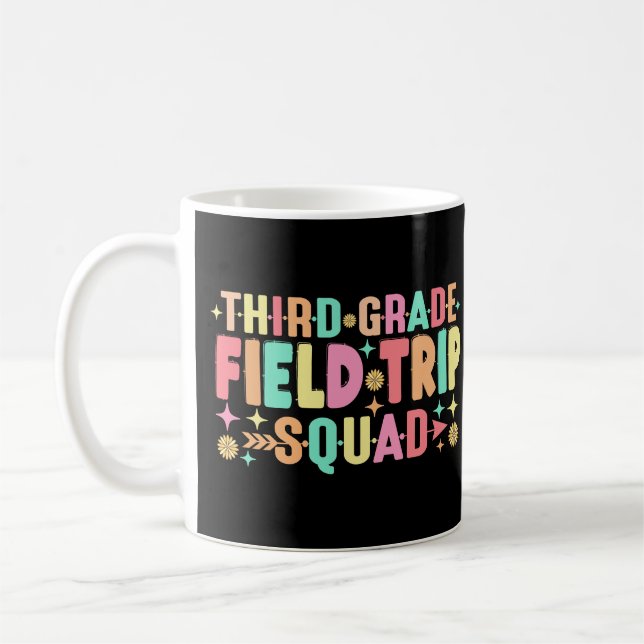 Caneca De Café Esquadrão de Triagem de Campo do Terceiro Grau Est (Esquerda)