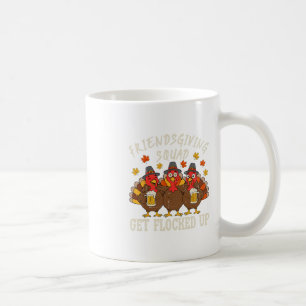 Caneca De Café Esquadrão do Dia de Ação de Graças de Peru Amigos