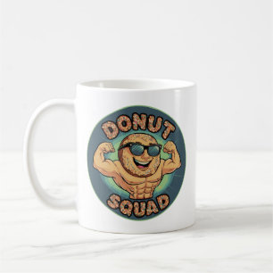 Caneca De Café Esquadrão Donut - Músculos & Glaze