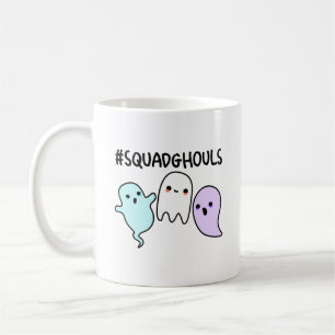Caneca De Café Esquadrão Ghouls Piada de Fantasma de Halloween En