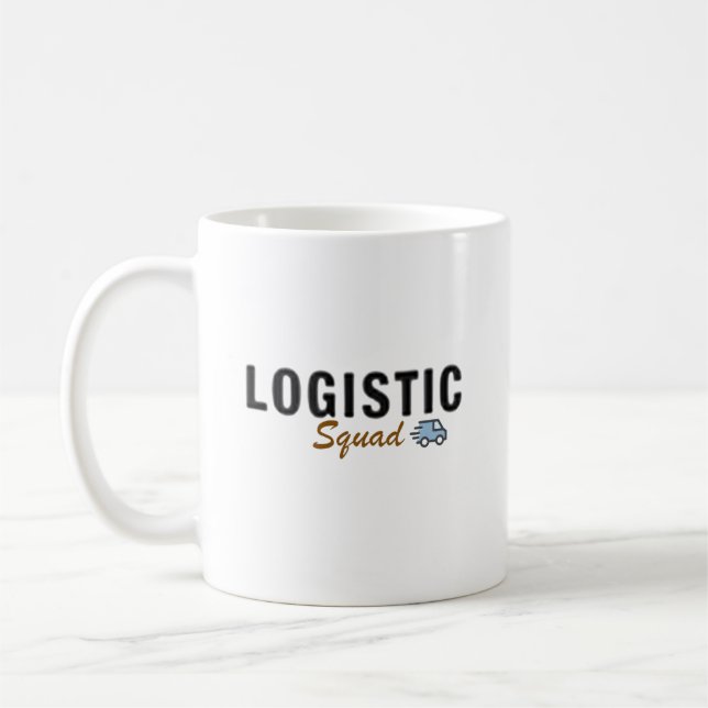 Caneca De Café Esquadrão Logístico (Esquerda)