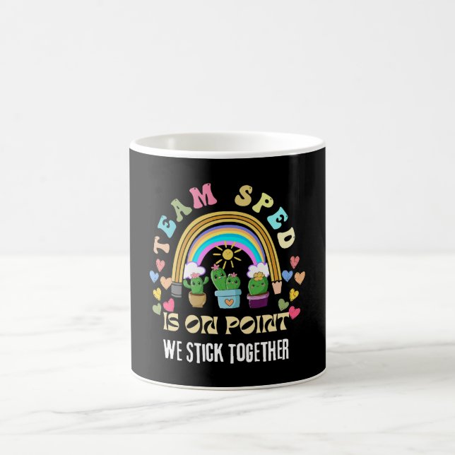 Caneca De Café Esquadrão nós para sempre grudados pela professora (Centro)