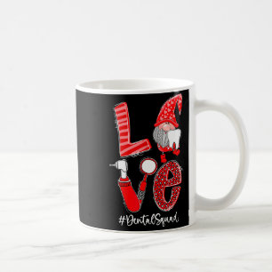 Caneca De Café Esquadrão Odontológico do Gnomo Engraçado do Amor