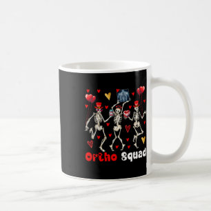 Caneca De Café Esquadrão Orto Três Esqueletos do Dia dos Namorado