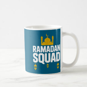 Caneca De Café Esquadrão Ramadan ouro design de lanterna de mesqu