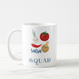 Caneca De Café esquadrão salsa comida bonitinha citação engraçada
