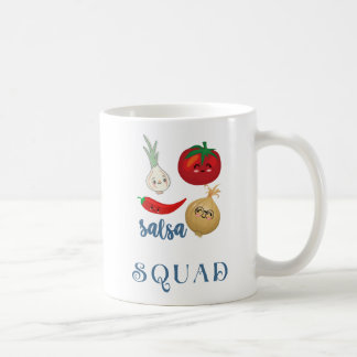 Caneca De Café esquadrão salsa comida bonitinha citação engraçada