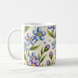 Caneca De Café Esqueça-me-não