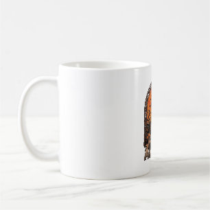 Caneca De Café Esqueça o Doce, Me Dê Alpaca Halloween Fantasma M