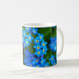 Caneca De Café Esquece-me, não Floral...