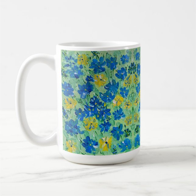 Caneca De Café Esquece-Me, Não Floral De Café (Esquerda)