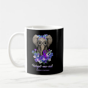 Caneca De Café Esquece-me que não é a Flor de Elefante de Consciê