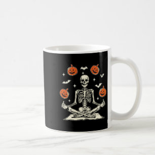 Caneca De Café Esqueleto Anti Trump Halloween Manga Longa