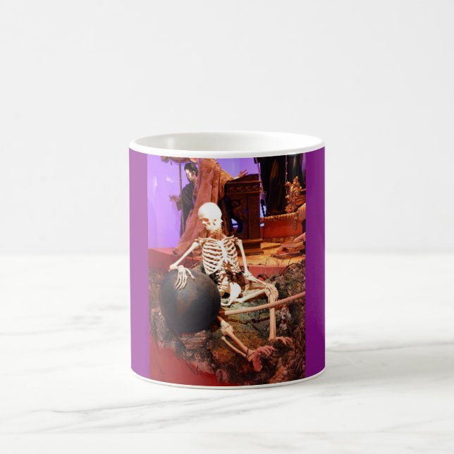 Caneca De Café Esqueleto assustador (Centro)