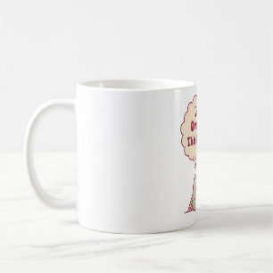 Caneca De Café Esqueleto Com Cobwebs Deixe-Me Pensar Excessivamen
