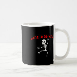 Caneca De Café Esqueleto Dançante Halloween Osso Divertido Selvag
