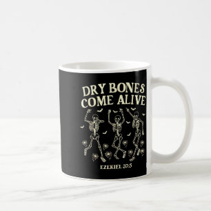 Caneca De Café Esqueleto Dançante Ossos Secos Voltam à Vida Ha Cr
