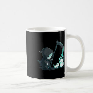 Caneca De Café Esqueleto De Cinto Bonito Com Ghost Kawaii Pa