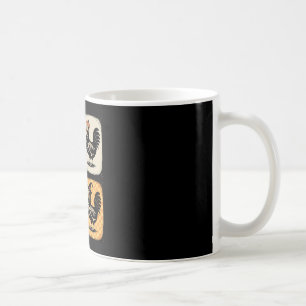 Caneca De Café Esqueleto de Frango de Halloween Frango Fazenda An