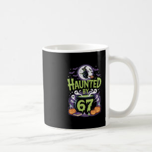 Caneca De Café Esqueleto de Halloween Assombrado Número Seis Sete
