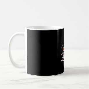 Caneca De Café Esqueleto de Natal Dançando Assustador