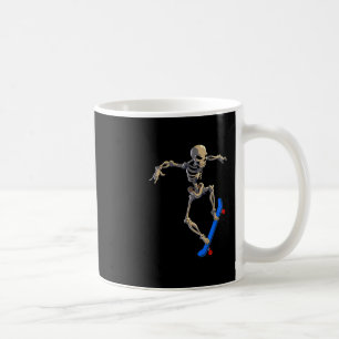 Caneca De Café Esqueleto de skate homens meninos skatista skate