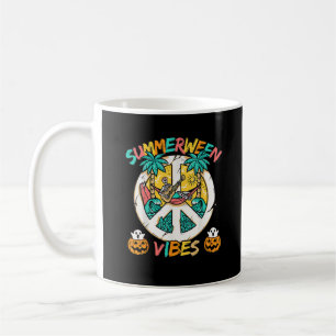 Caneca De Café Esqueleto De Summerwin Enche Na Praia Com Su