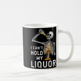 Caneca De Café Esqueleto engraçado de Halloween assustador não co