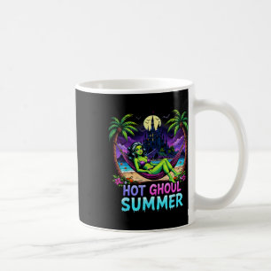 Caneca De Café Esqueleto Engraçado Sorvete Quente Ghoul Verão Ver