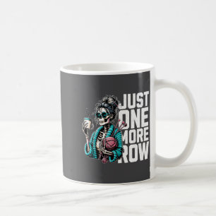 Caneca De Café Esqueleto Engraçado Tricotando Malha Amante Só Mai