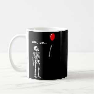 Caneca De Café Esqueleto Feminino Perdeu Balão Humor Negro Engraç