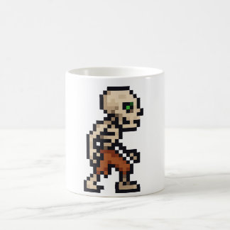 Caneca De Café Esqueleto Retro de 8 bits