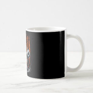 Caneca De Café Esqueleto Retro Jogando Futebol Bandeira dos EUA S
