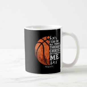Caneca De Café Esquema Cristão Eu Posso Fazer Todas As Coisas Fai