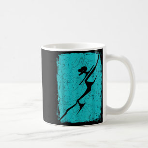 Caneca De Café Esqui alpino encosta aflita esqui downhill esquiad