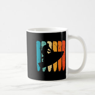 Caneca De Café Esqui aquático retro embarcação aquática esquiador