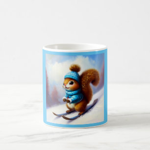 Caneca De Café Esqui de esquilo