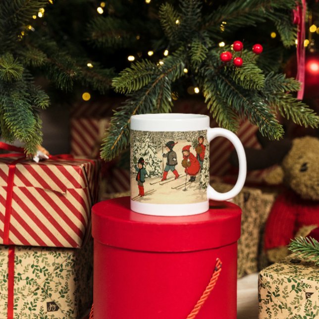 Caneca De Café Esqui de inverno (Criador carregado)