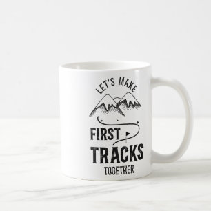 Caneca De Café Esqui de neve Snowboard Esqui Montanha