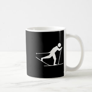 Caneca De Café Esqui de patinação internacional, esqui cross-coun