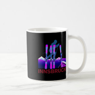 Caneca De Café Esqui E Snowboard Em Innsbruck Retro 90s Innsbr