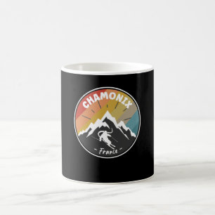 Caneca De Café Esqui Em França Chamonix