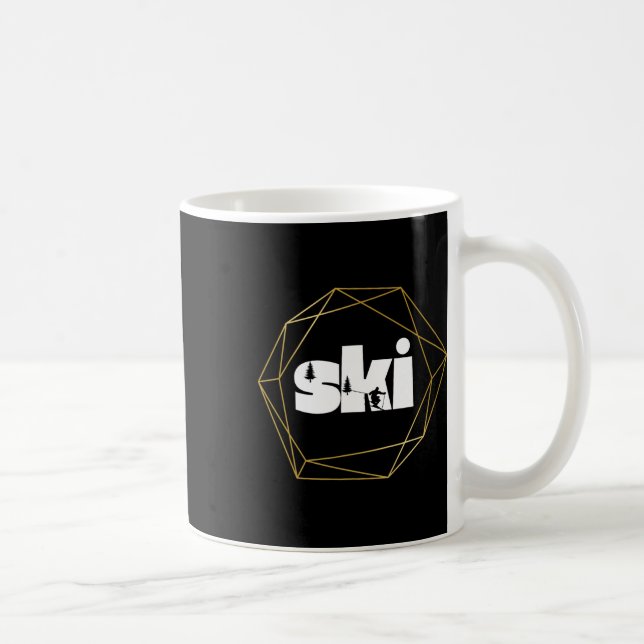 Caneca De Café Esqui Em Lopes (Direita)